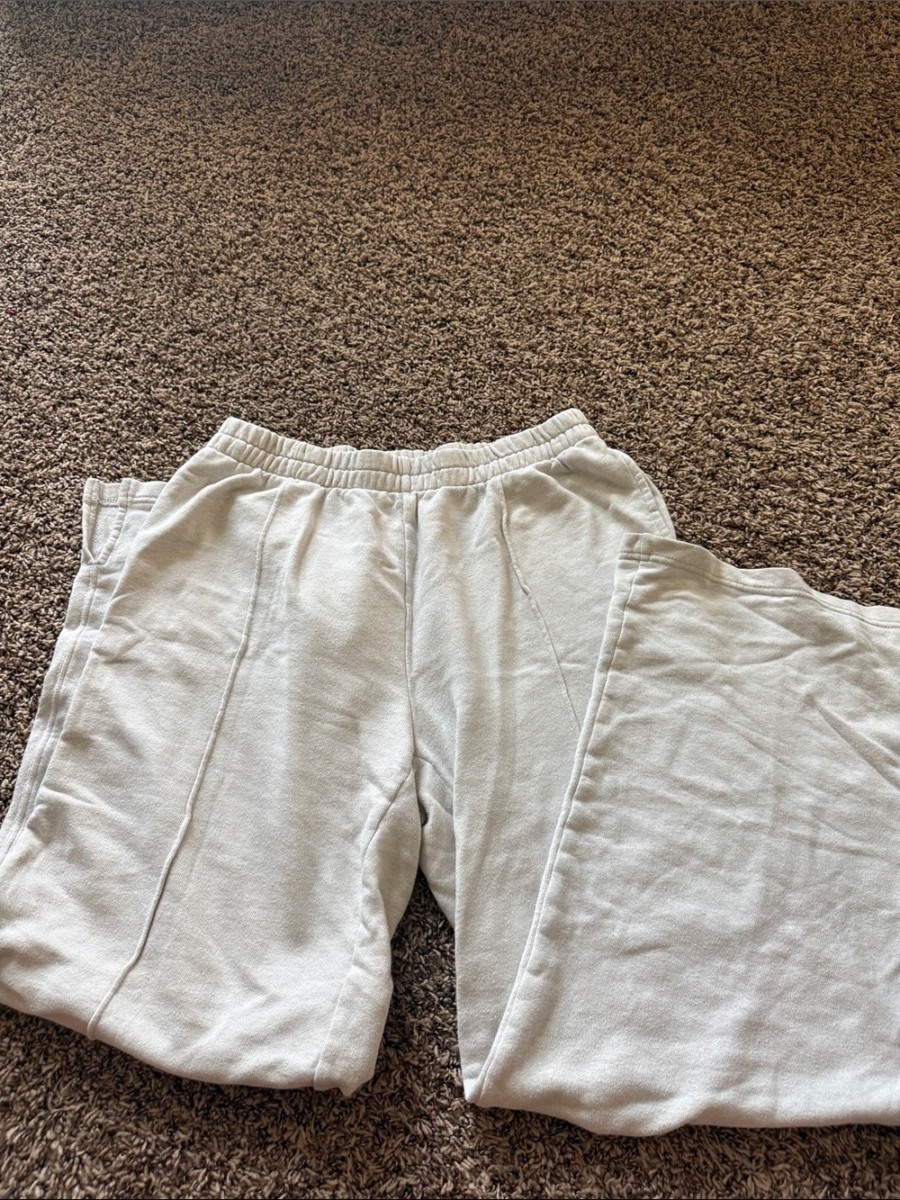 aerie Light cream sweatpants